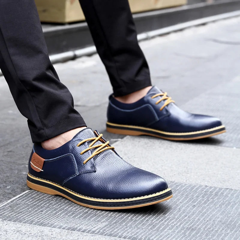 Men Shoes Genuine Leather Men Casual Moccasins Comfortable Fashion Office Male Footwear