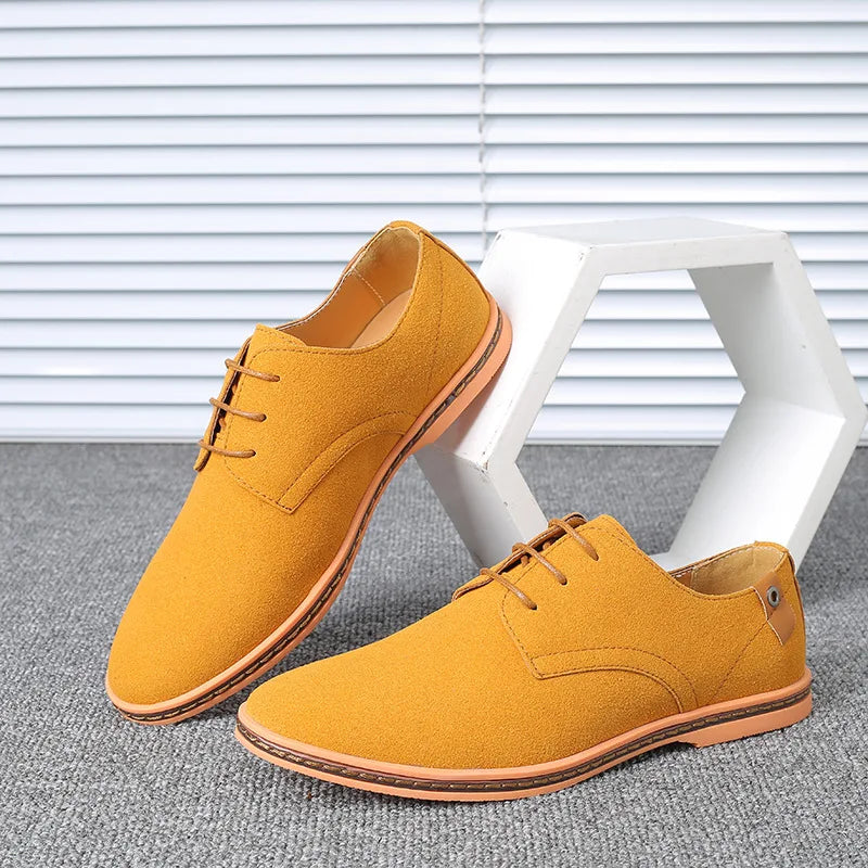 Men's Dress Shoes Classic Leather Casual Business Men Shoes Italian Oxford Shoes for Men Black Flats Footwear Size 46
