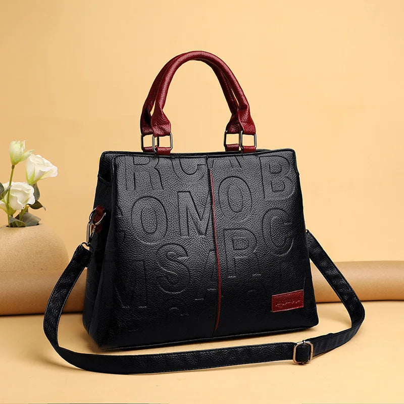 Women's Hand Bags PU Leather Casual Crossbody for Women Ladies Tote Handbag