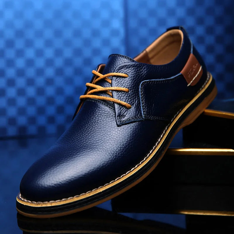 Men Shoes Genuine Leather Men Casual Moccasins Comfortable Fashion Office Male Footwear