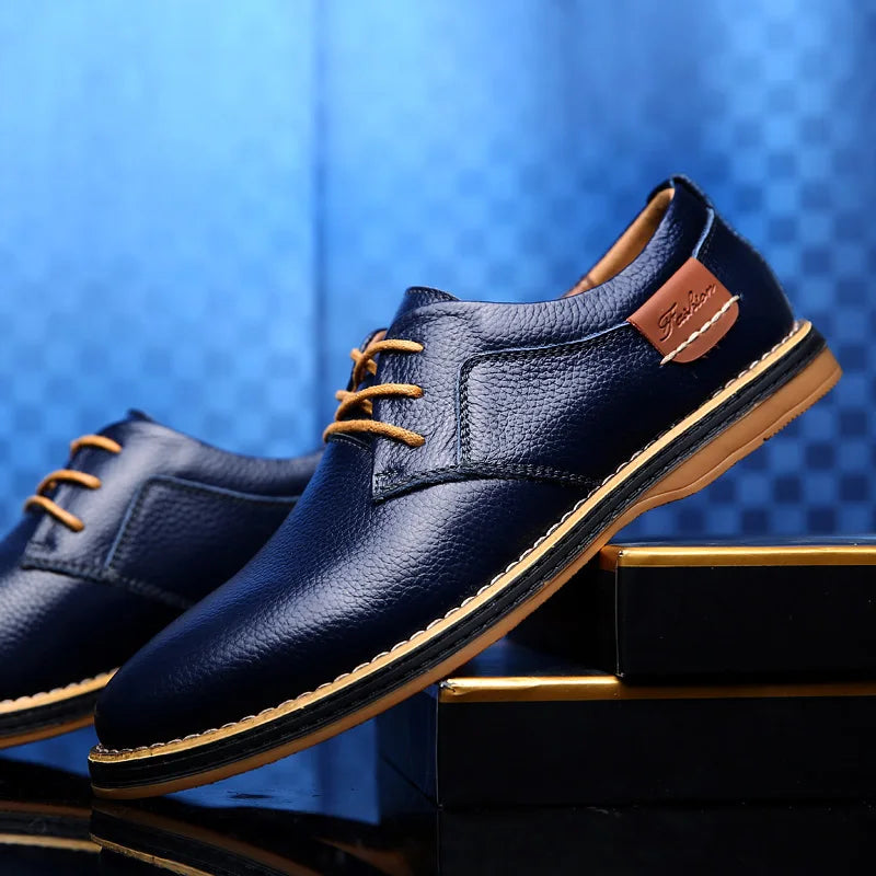 Men Shoes Genuine Leather Men Casual Moccasins Comfortable Fashion Office Male Footwear