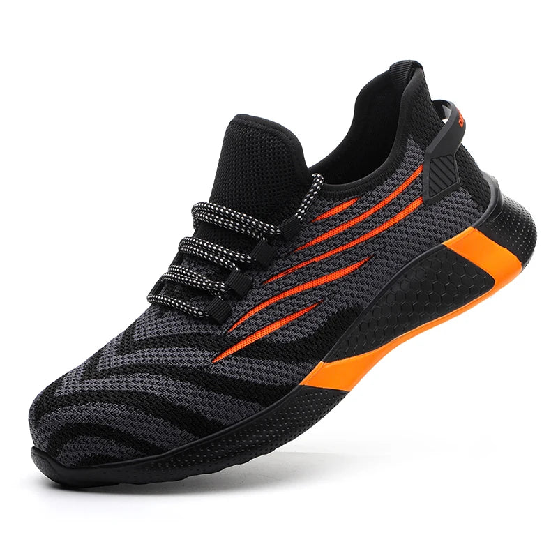 Men Safety Shoes Anti-puncture Work Place Sneakers Indestructible Men Boots