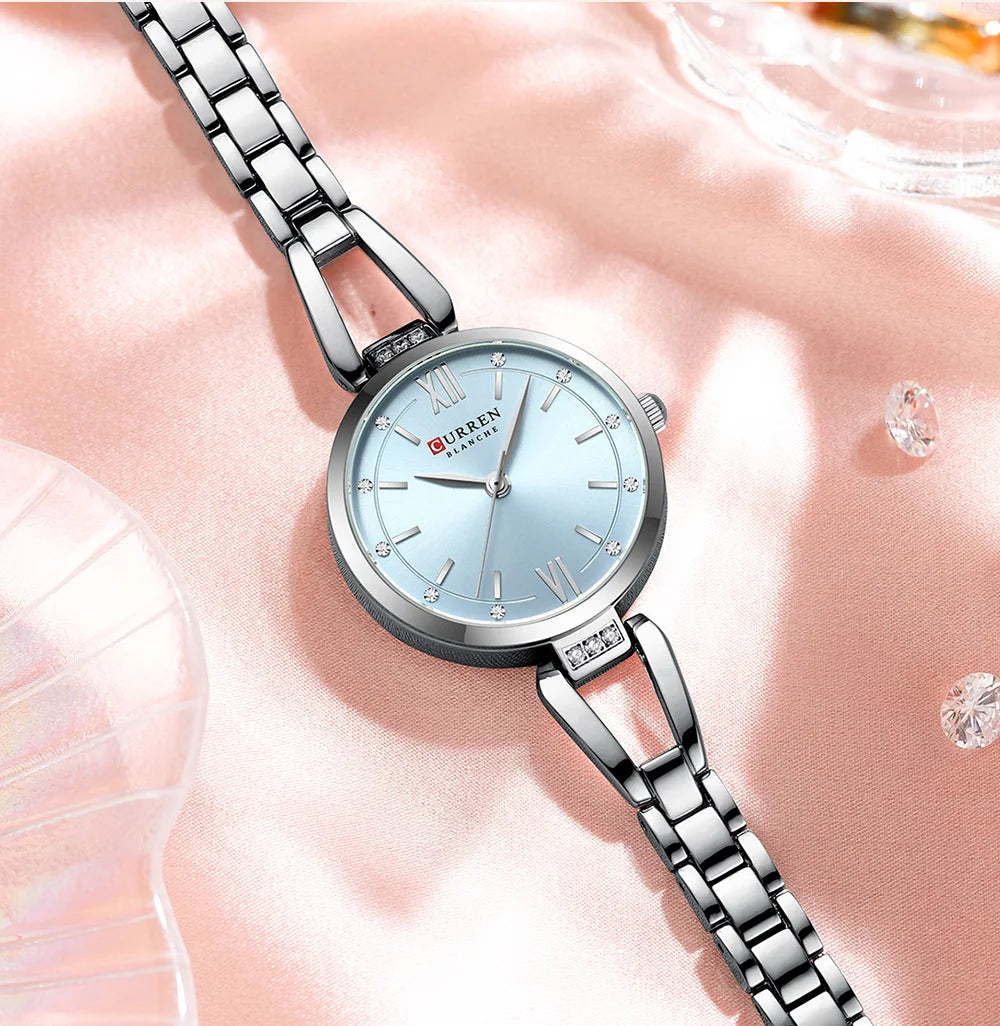 Women Watch CURREN Quartz Watch Charming Stainless Steel Women's Wristwatches