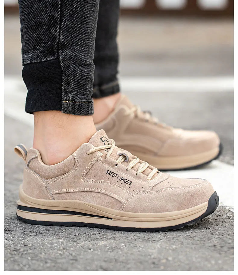 Safety Shoes Breathable Work Shoes Anti Stab sneakers Style Indestructible Shoes Anti Smashing