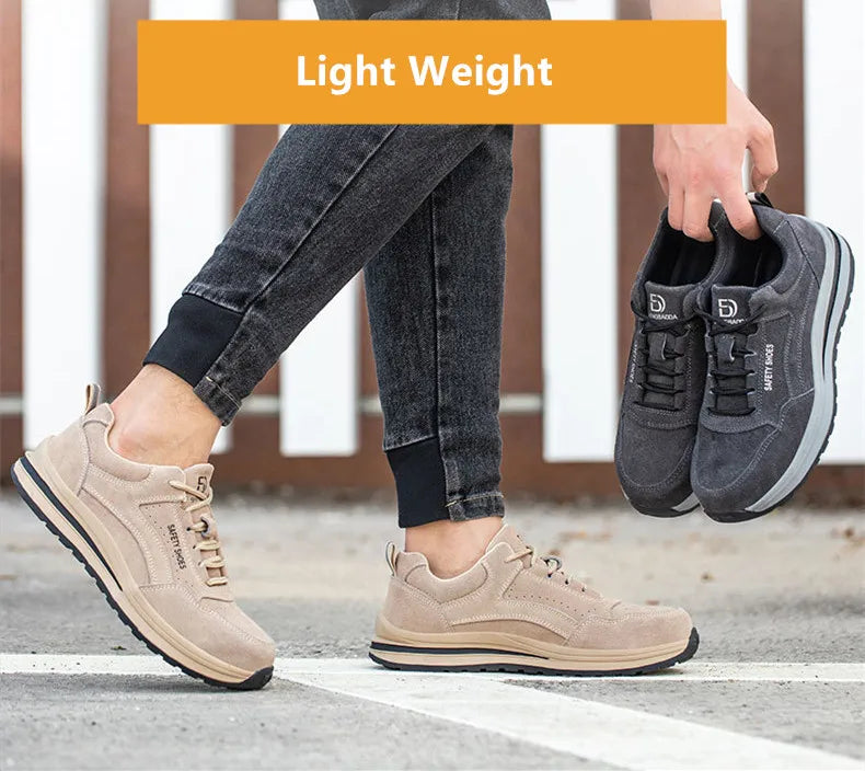 Safety Shoes Breathable Work Shoes Anti Stab sneakers Style Indestructible Shoes Anti Smashing