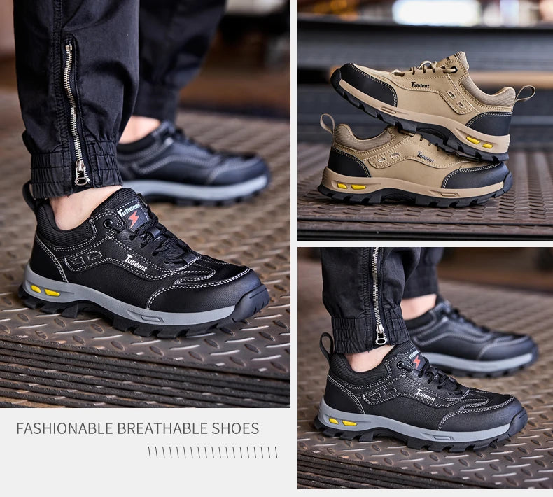 Men Safety Boots Anti-smash Anti-puncture Work Shoes Sneakers Style Indestructible 10kv Boots