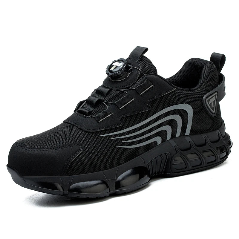 Men's Safety Shoes Steel Toe Cap Sneakers Style Puncture & Crash Proof Light Wear