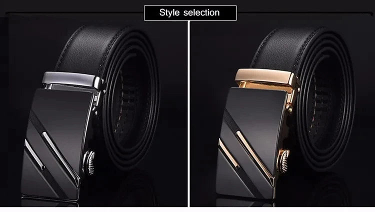 Men's Belts Quality Genuine Leather Belt For Men, Male Strap Automatic Buckle
