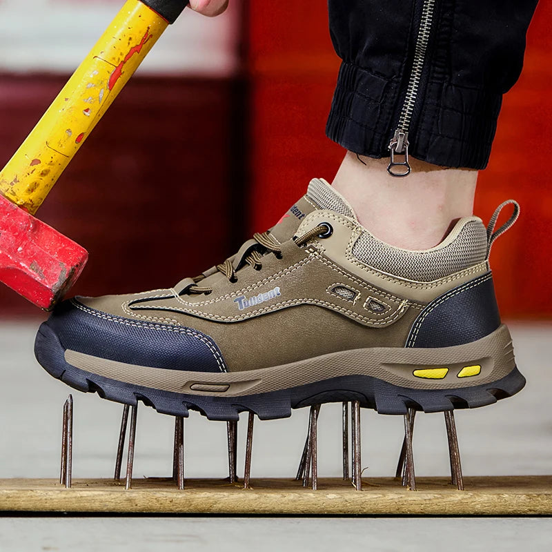 Men Safety Boots Anti-smash Anti-puncture Work Shoes Sneakers Style Indestructible 10kv Boots