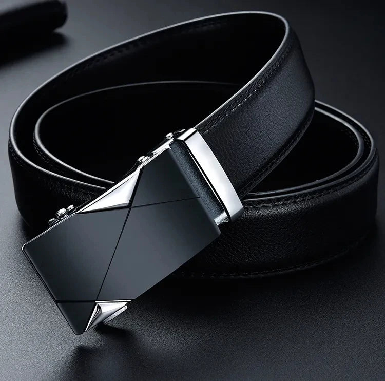 Men's Belts Quality Genuine Leather Belt For Men, Male Strap Automatic Buckle