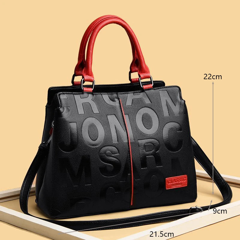 Women's Hand Bags PU Leather Casual Crossbody for Women Ladies Tote Handbag