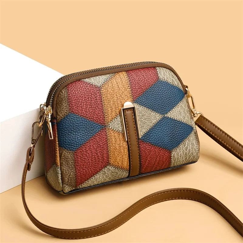 Women Bags Yogodlns Handbag Messenger Bags Plaid Shoulder Totes Bags