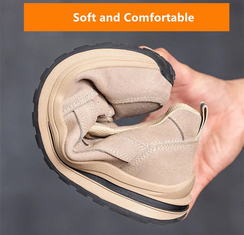 Safety Shoes Breathable Work Shoes Anti Stab sneakers Style Indestructible Shoes Anti Smashing
