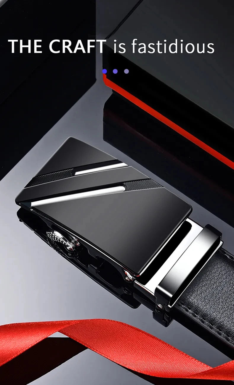Men's Belts Quality Genuine Leather Belt For Men, Male Strap Automatic Buckle