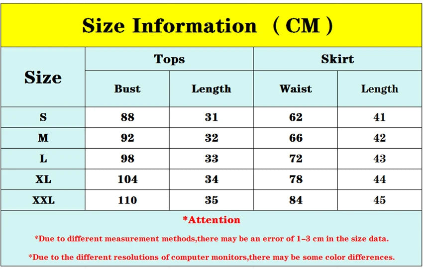Women Fashion Two Piece Set Off-Shoulder Top & High-Waisted Slim Skirt Outfit Clothing Chic Geometric Print