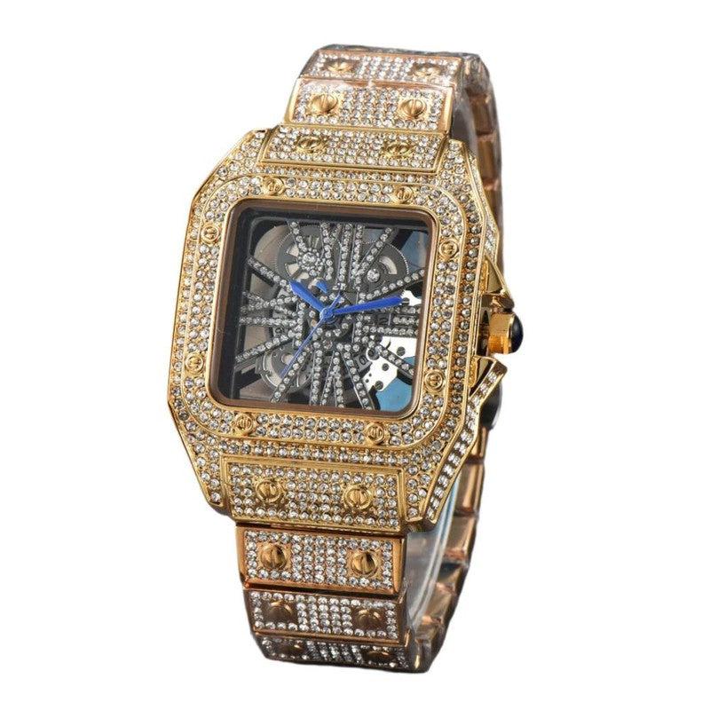 Women's Watch Golden and Silver Color Metal Strap with Diamond Fashion-Women Watches-Yes Yar FZE LLC-10 Style-Yes Yar FZE LLC