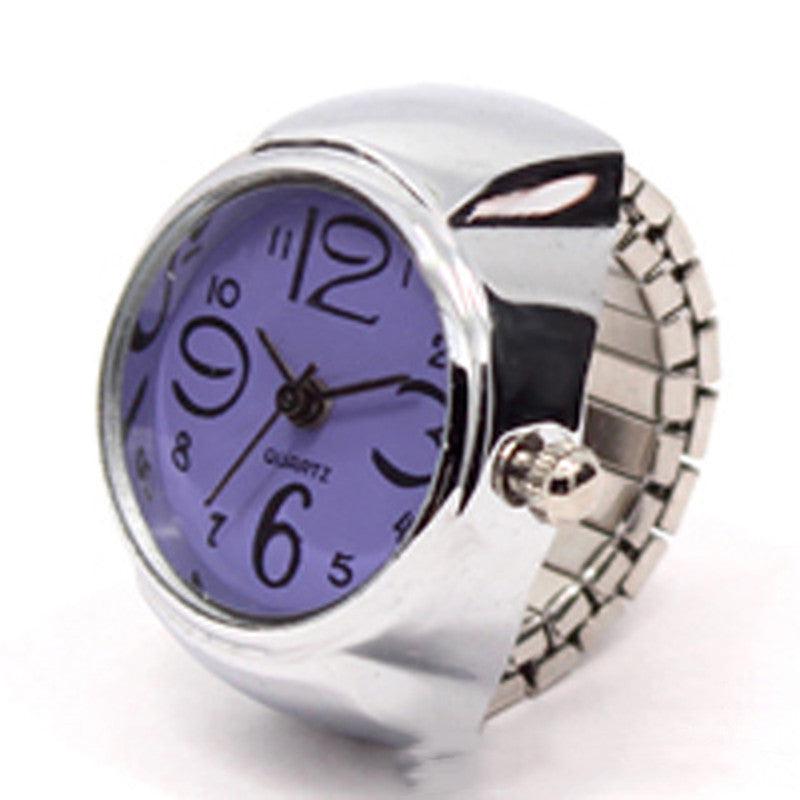 Figure Ring Watch Alloy Silver for Men & Women Multi Colors in Style-Artificial Jewelry-Yes Yar FZE LLC-Yes Yar FZE LLC