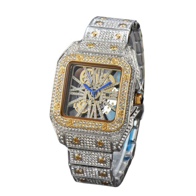 Women's Watch Golden and Silver Color Metal Strap with Diamond Fashion-Women Watches-Yes Yar FZE LLC-8 Style-Yes Yar FZE LLC