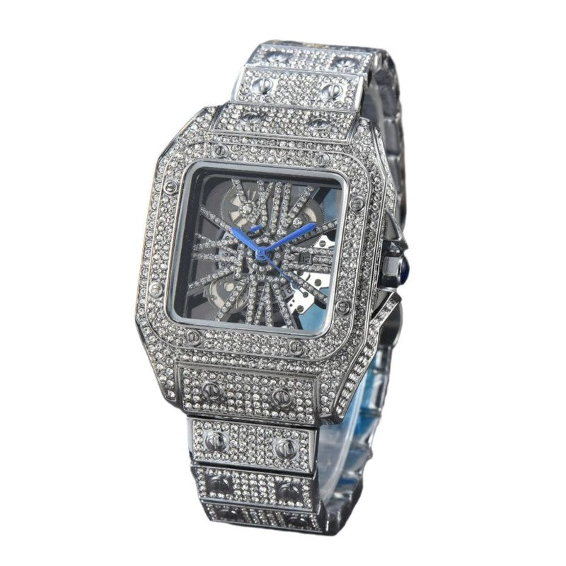 Women's Watch Golden and Silver Color Metal Strap with Diamond Fashion-Women Watches-Yes Yar FZE LLC-5 Style-Yes Yar FZE LLC