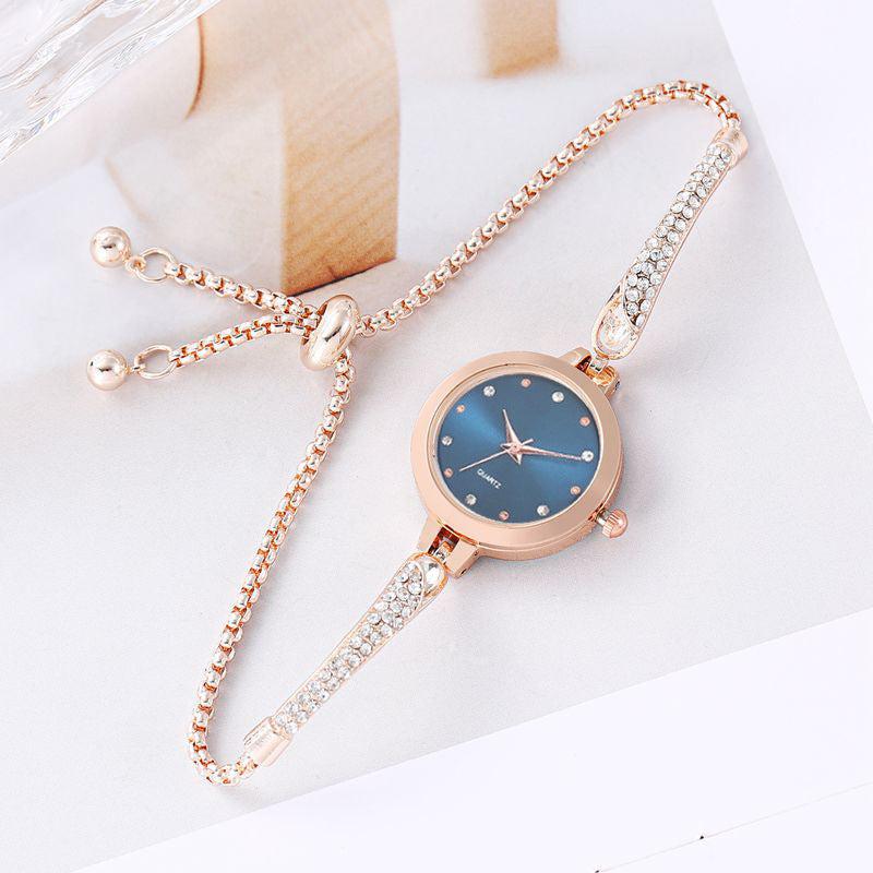 Women Quartz Watch Diamond Inlaid Bracelet Sleek Sophisticated Watch-Women Watches-Yes Yar FZE LLC-Yes Yar FZE LLC