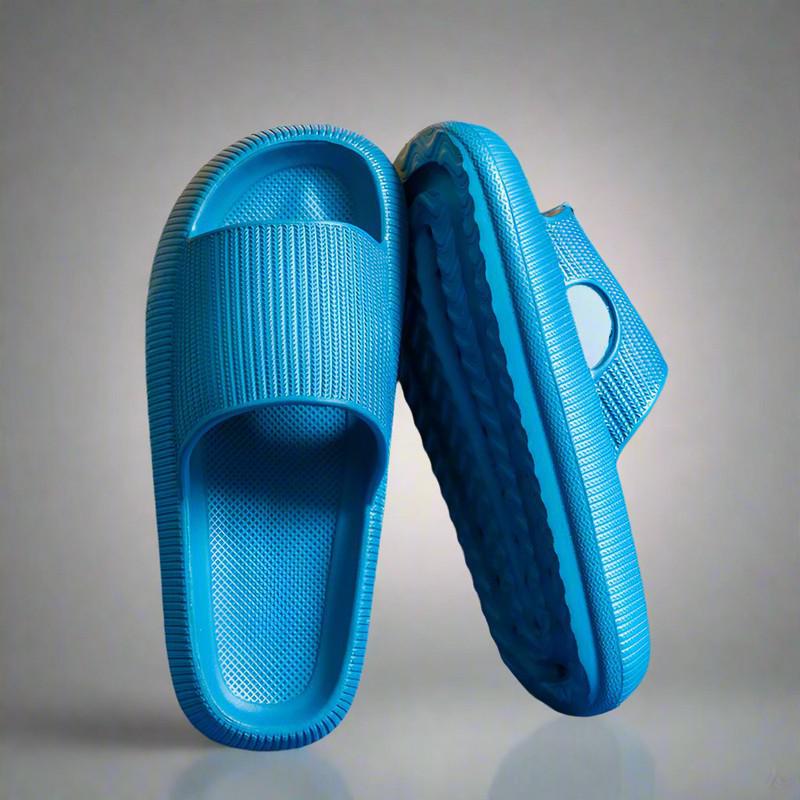 EVA Soft Soles Slippers For Men Women Home Beach All Season-Footwear-Yes Yar FZE LLC-Blue-34and35-Yes Yar FZE LLC