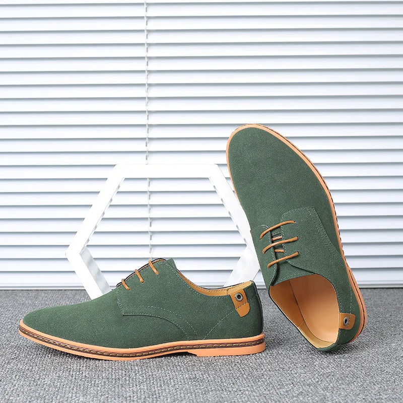 Men's Dress Shoes Classic Leather Casual Business Men Shoes Italian Oxford Shoes for Men Black Flats Footwear Size 46