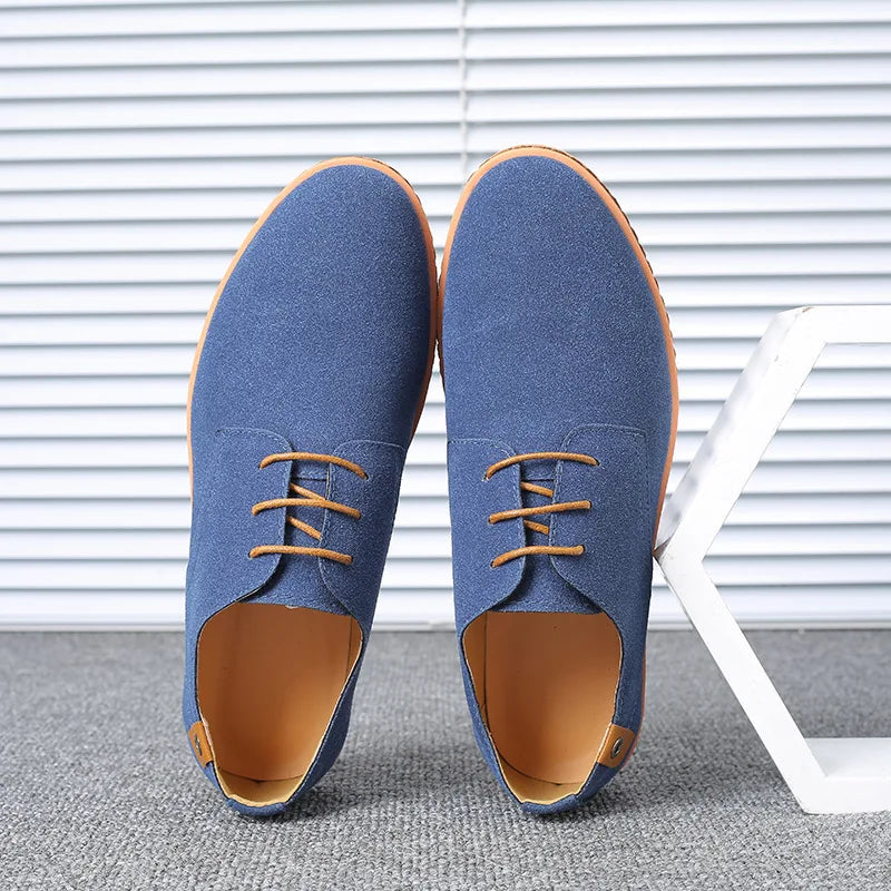 Men's Dress Shoes Classic Leather Casual Business Men Shoes Italian Oxford Shoes for Men Black Flats Footwear Size 46