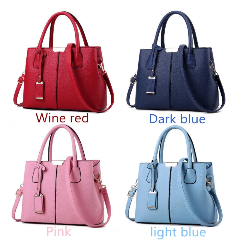 Women's Bags Leather Handbags Luxury Ladies Hand Bags Purse Fashion Shoulder Bags