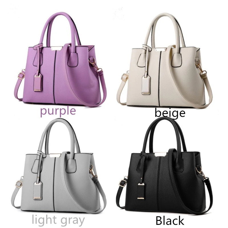 Women's Bags Leather Handbags Luxury Ladies Hand Bags Purse Fashion Shoulder Bags