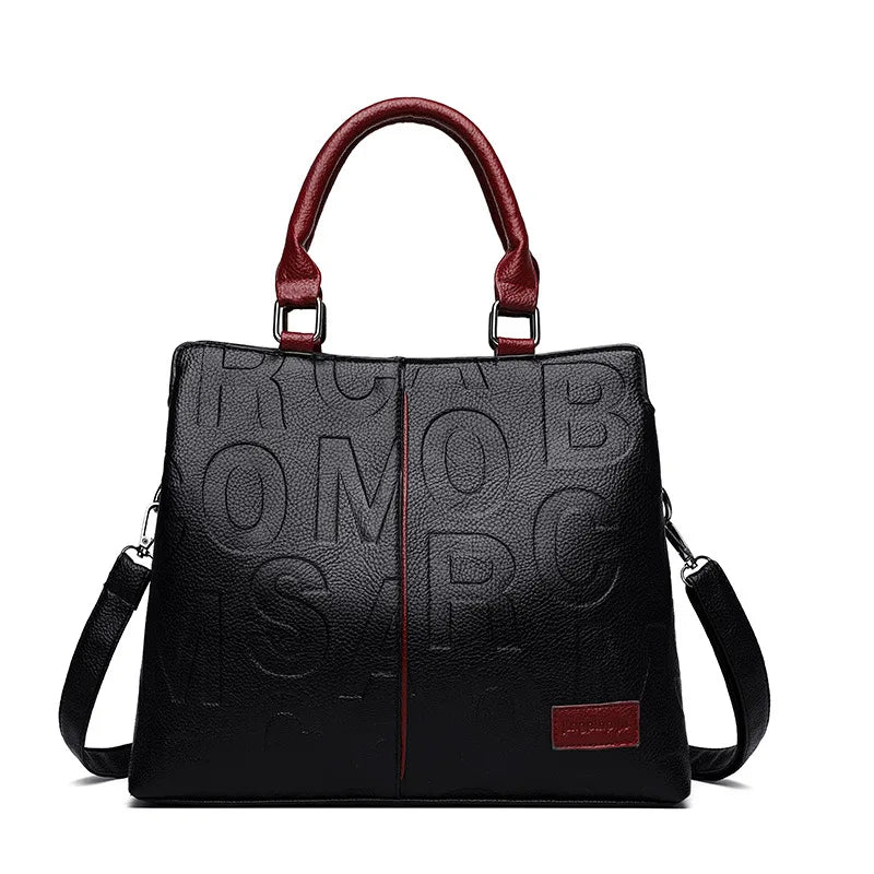 Women's Hand Bags PU Leather Casual Crossbody for Women Ladies Tote Handbag