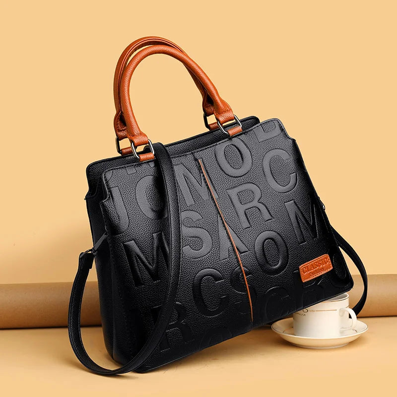 Women's Hand Bags PU Leather Casual Crossbody for Women Ladies Tote Handbag