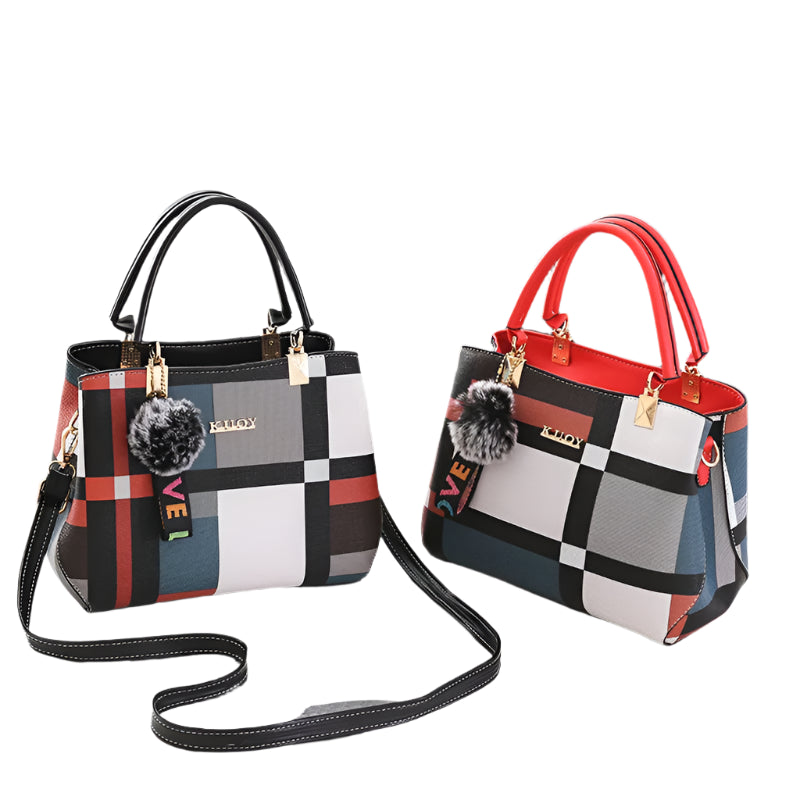 Women Bags Yogodlns Handbag Messenger Bags Plaid Shoulder Totes Bags