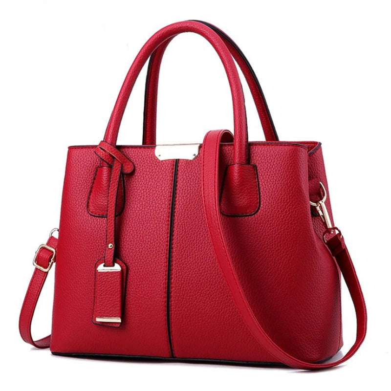 Women's Bags Leather Handbags Luxury Ladies Hand Bags Purse Fashion Shoulder Bags