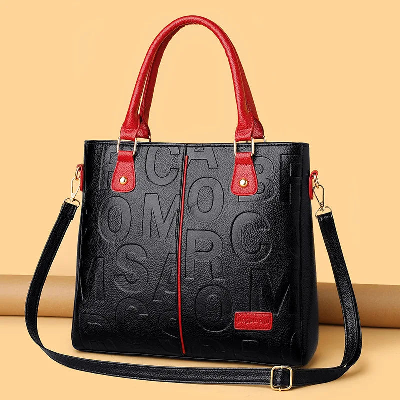 Women's Hand Bags PU Leather Casual Crossbody for Women Ladies Tote Handbag