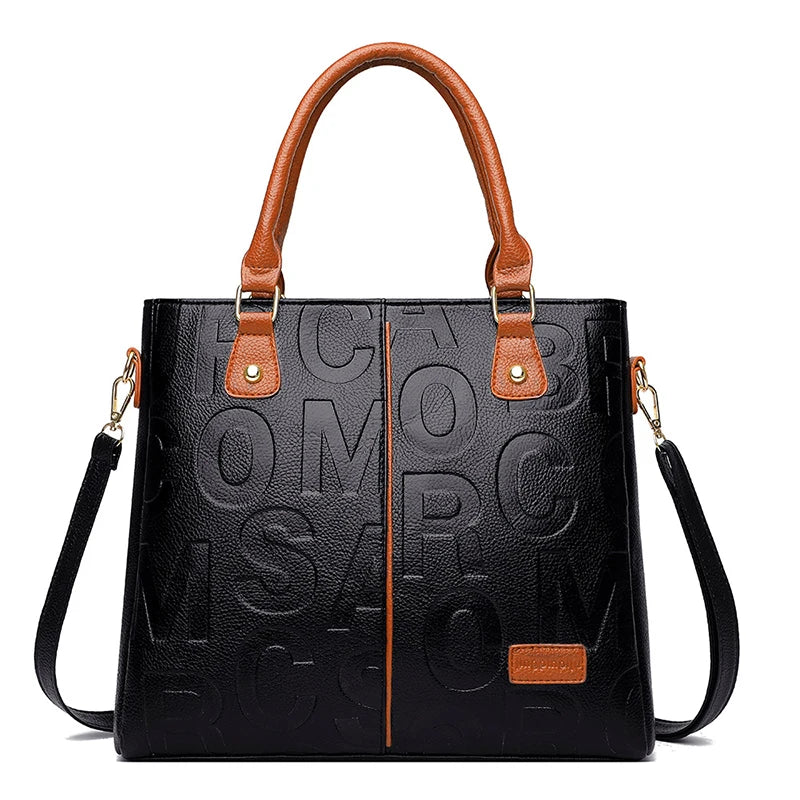 Women's Hand Bags PU Leather Casual Crossbody for Women Ladies Tote Handbag