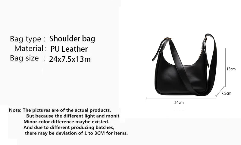 Women's Bags Leather Handbags Luxury Ladies Hand Bags Purse Fashion Shoulder Bags