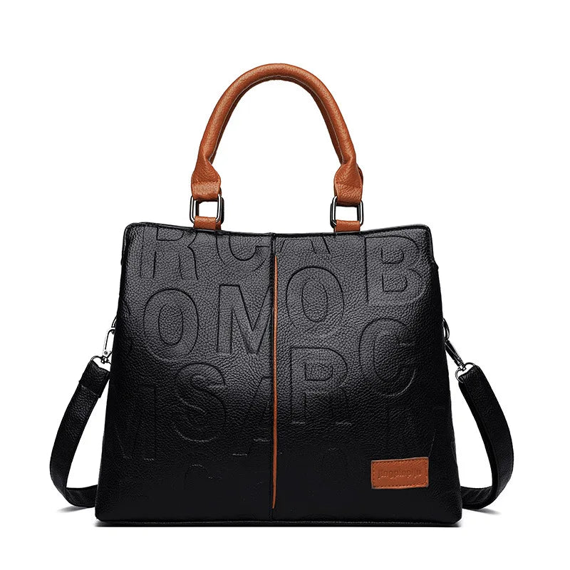 Women's Hand Bags PU Leather Casual Crossbody for Women Ladies Tote Handbag