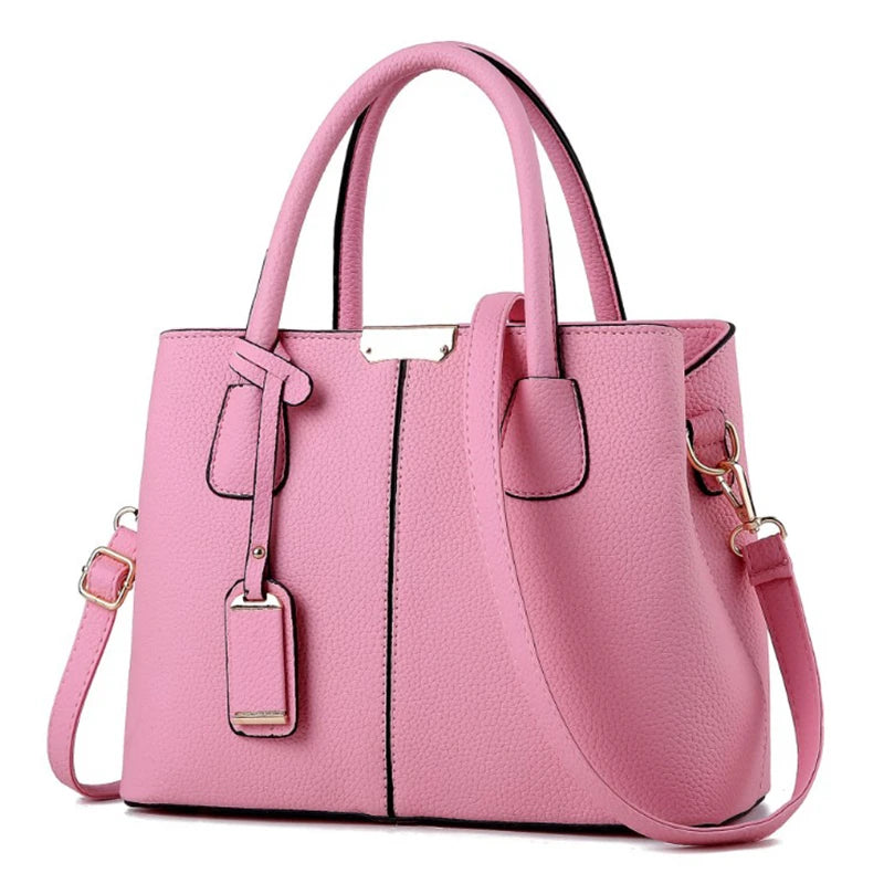 Women's Bags Leather Handbags Luxury Ladies Hand Bags Purse Fashion Shoulder Bags