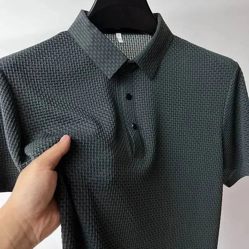 Men's Polo Shirt Short Sleeve High Quality Breathable Sweat-absorbing Polo shirt for Men