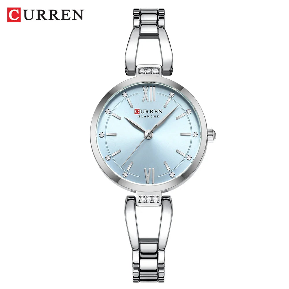 Women Watch CURREN Quartz Watch Charming Stainless Steel Women's Wristwatches