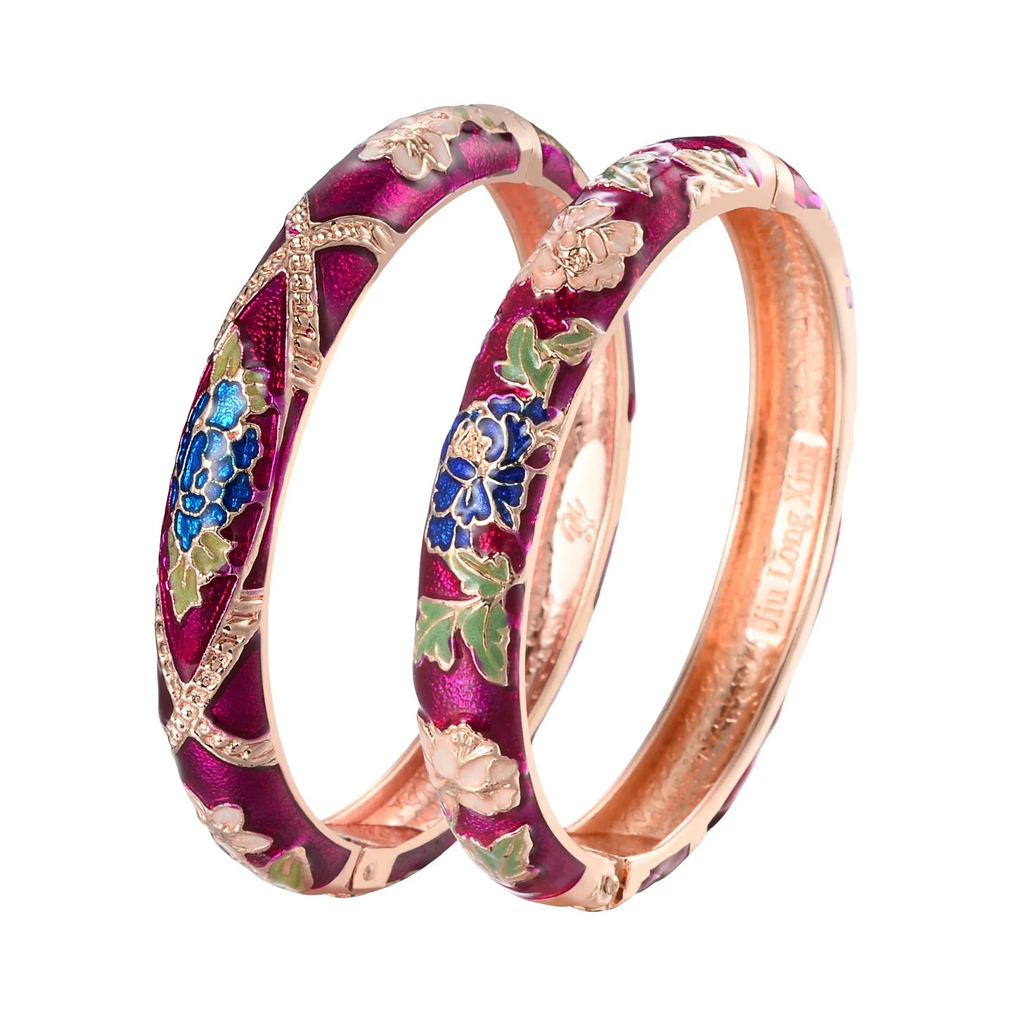 Enameled Bracelets For Women Flower Women Bangles Bracelet On Hand Gift