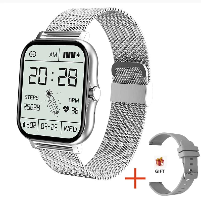 LIGE Smart Watch For Men & Women Full Touch Screen Sports Fitness Watches Bluetooth Calls Digital Smartwatch