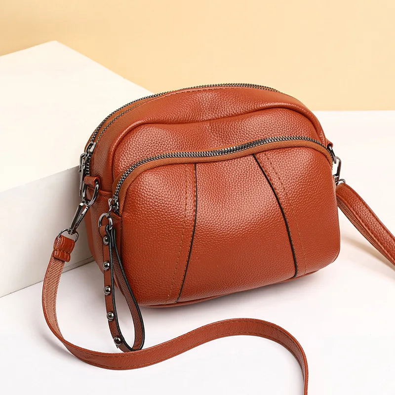 Women's Bags Leather Handbags Luxury Ladies Hand Bags Purse Fashion Shoulder Bags