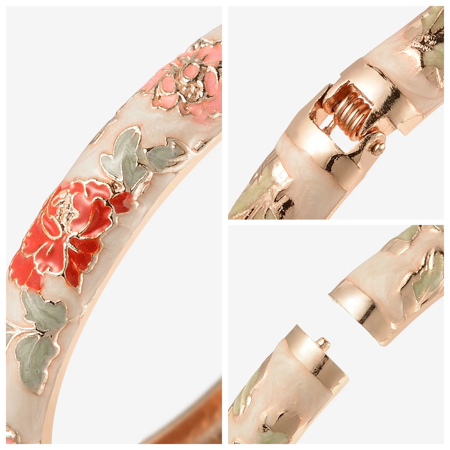 Enameled Bracelets For Women Flower Women Bangles Bracelet On Hand Gift