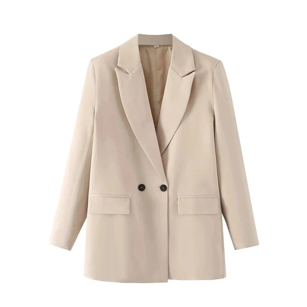 Women's Blazer TRAF Women coat Fashion Office Wear Women's Blazers Jacket Outer wears