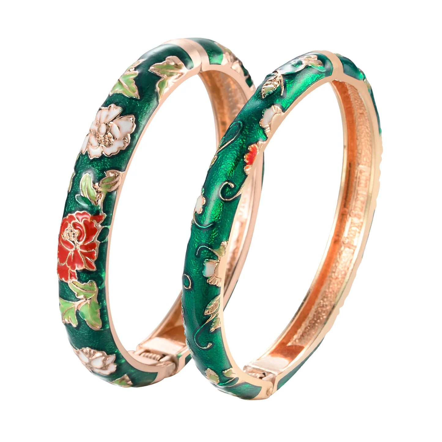 Enameled Bracelets For Women Flower Women Bangles Bracelet On Hand Gift