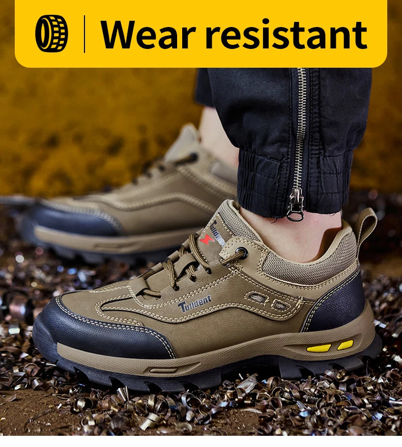 Men Safety Boots Anti-smash Anti-puncture Work Shoes Sneakers Style Indestructible 10kv Boots
