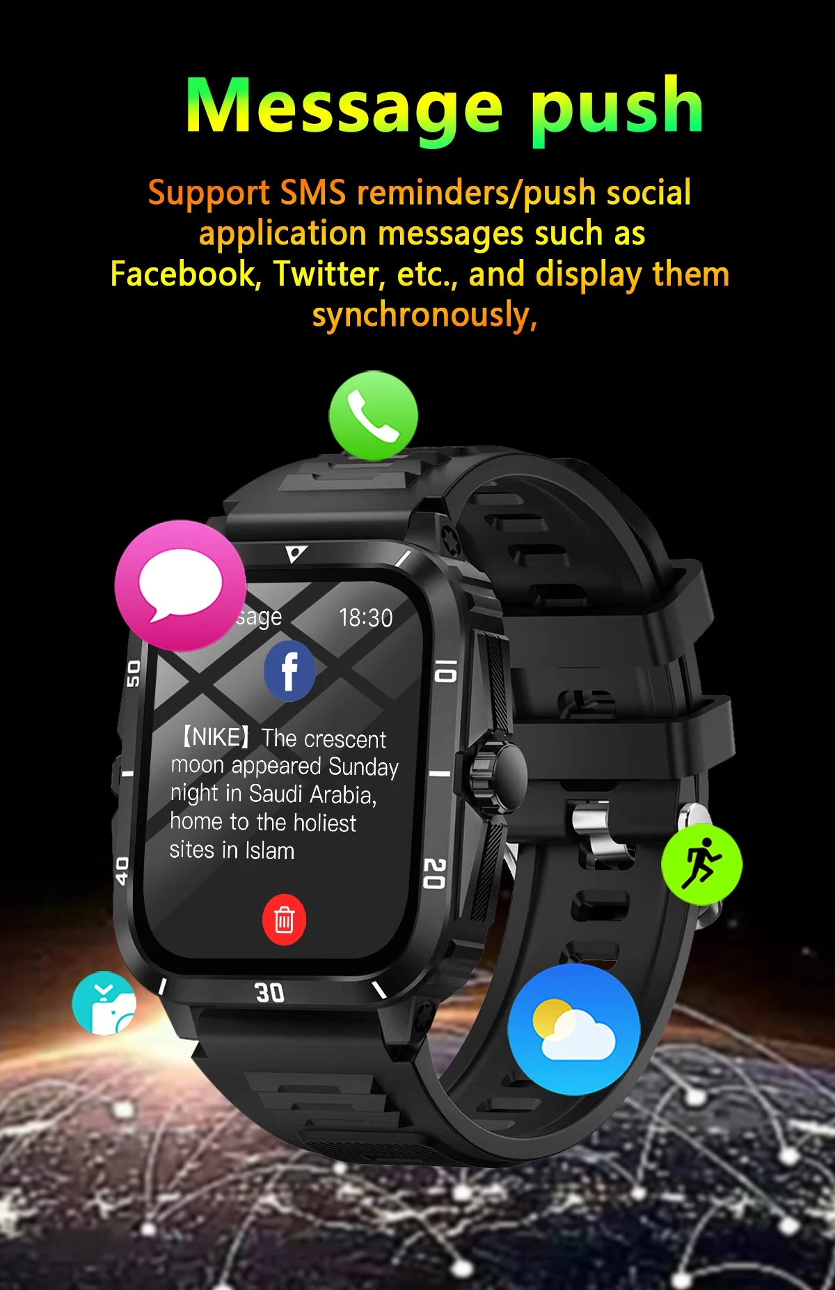 LIGE Sport Smart Watch For Men 2.01 Screen Blood Oxygen Bluetooth Call Watch 100+Sports Waterproof Smartwatch Man Reloj Hombre