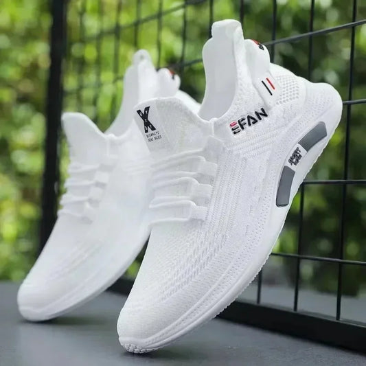 Men's Shoes Sneakers Breathable Non-slip Men Shoes Lace Up Running Shoes