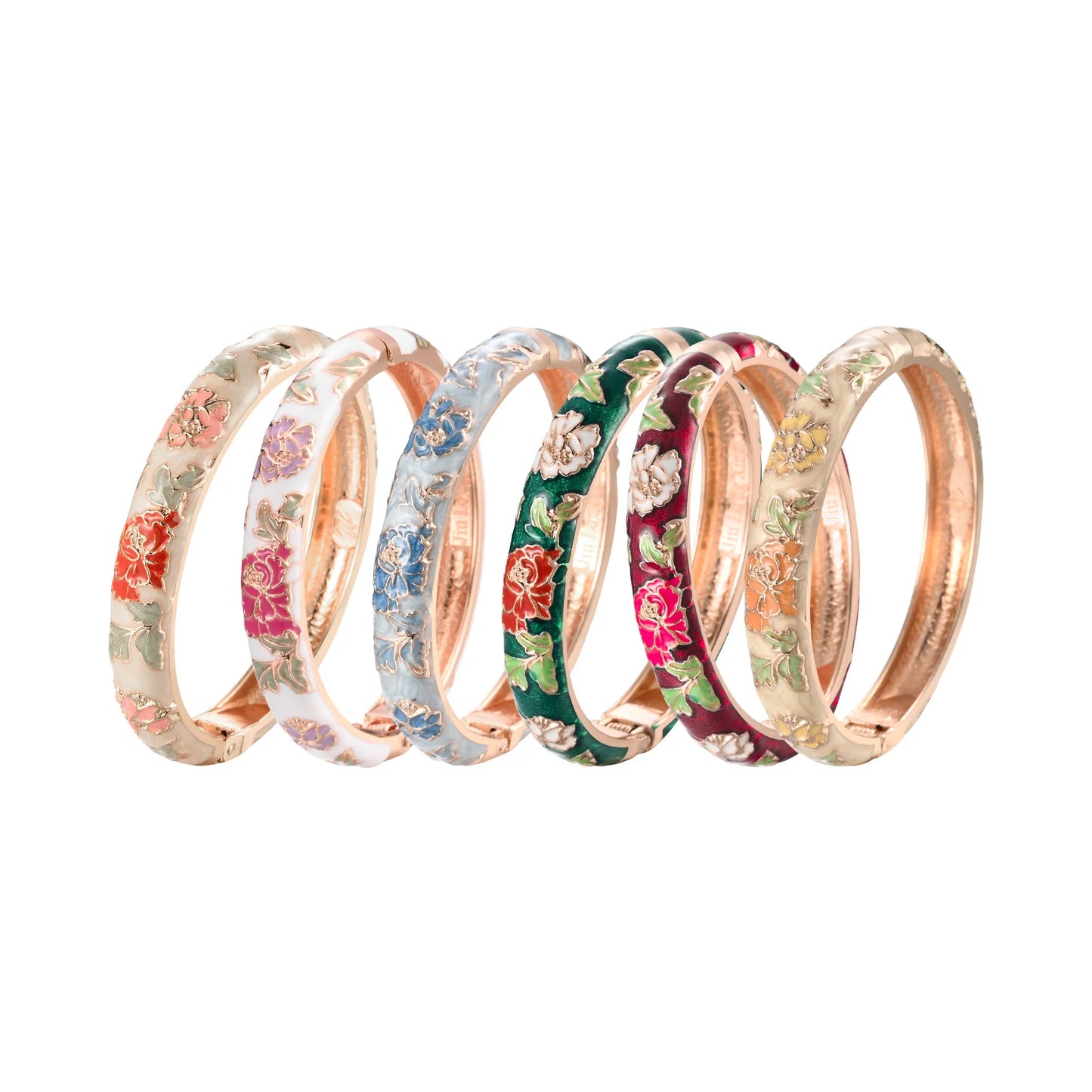 Enameled Bracelets For Women Flower Women Bangles Bracelet On Hand Gift